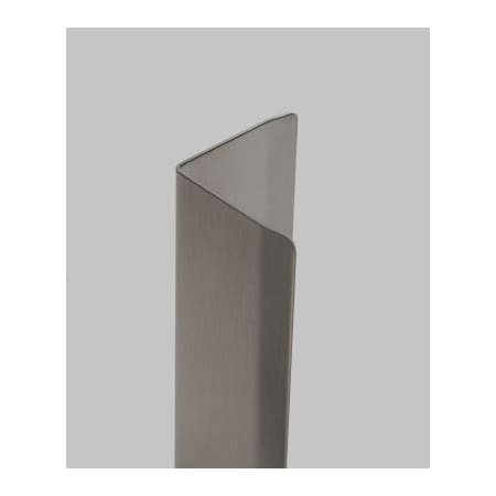 Western Fabricating Llc Western Fabricating 90 Degree SS Corner Guard, 16 Ga., 3/8 Wings, Rd. Corners, 48Lx1Wx1H 10104816_90-degree_round-corner_wings
